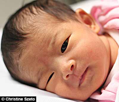 Asian newborn