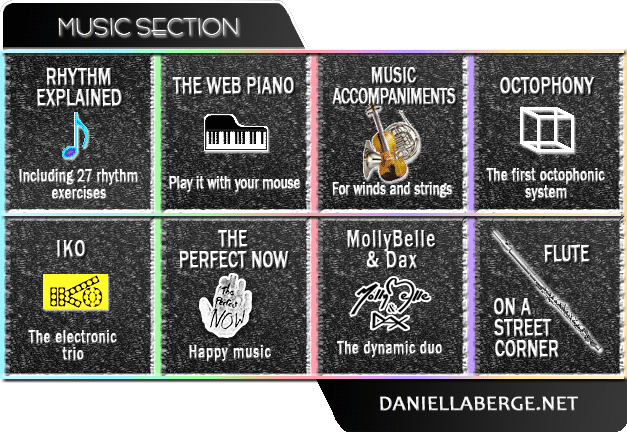 Music section menu